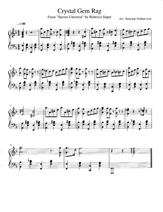 trace-101:This is what happens when you’re a fan of gay rocks and pianos and ragtimeAnd here’s the sheet music if you’re that interested