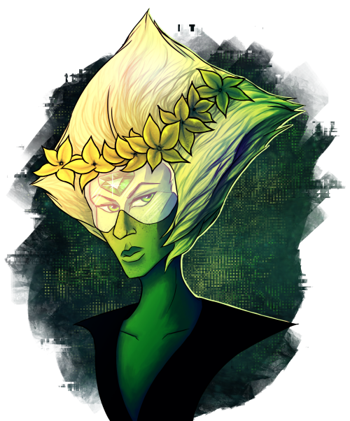 silviya7:I’m experimenting with art style some more by … drawing gems in flower crowns.