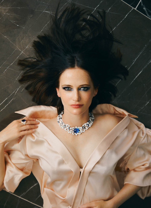  Eva Green photographed by Javier Biosca for Tatler Russia, December 2020. 