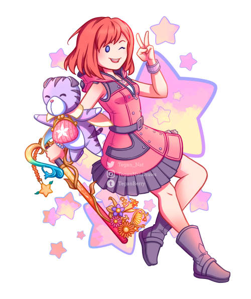 Super cute Kairi and Chirithy time!!! Maybe I should turn this into an acrylic charm with matching S