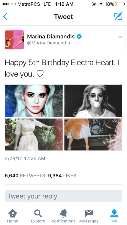 She always loved Electra. Happy bday baby.