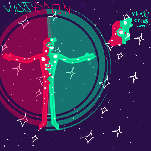 My Silly Lil Guy. Visseron Is A Very Laid Back Entity. Made Of Two Higher Beings They Are Supposed To