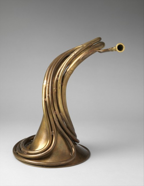 Cornet-trompe, ca. 1862attr. Alphonse Sax (Belgium)- Materials: Brass- Length: 33.9 cm- Other Notes: