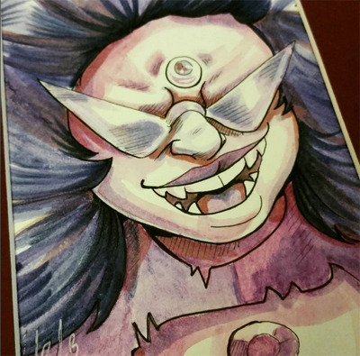 catbatart:  Did some Steven Universe watercolor/copic mixed media portraits! They’re