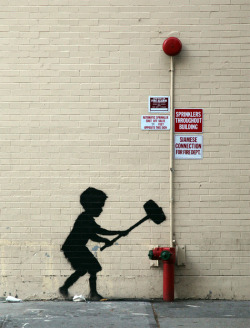 itscolossal:  Banksy in New York, Day 20: Upper West Side
