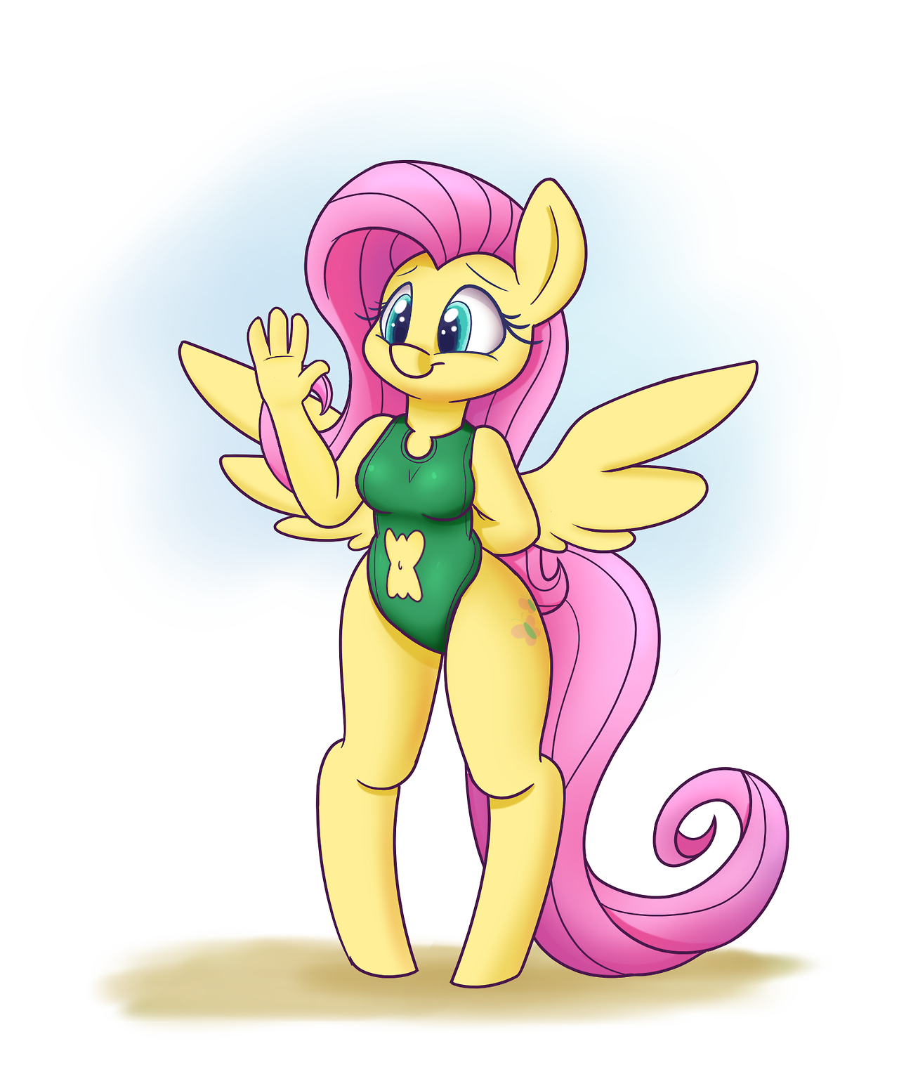 finalskies:Fluttershy says “hi” &lt;3