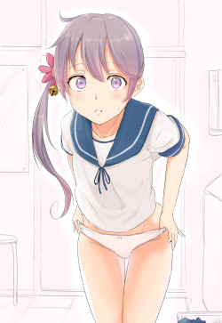 silvertsundere:  明日からクソ提督 | 葵井ちづる  ※Permission to upload was granted by the artist    