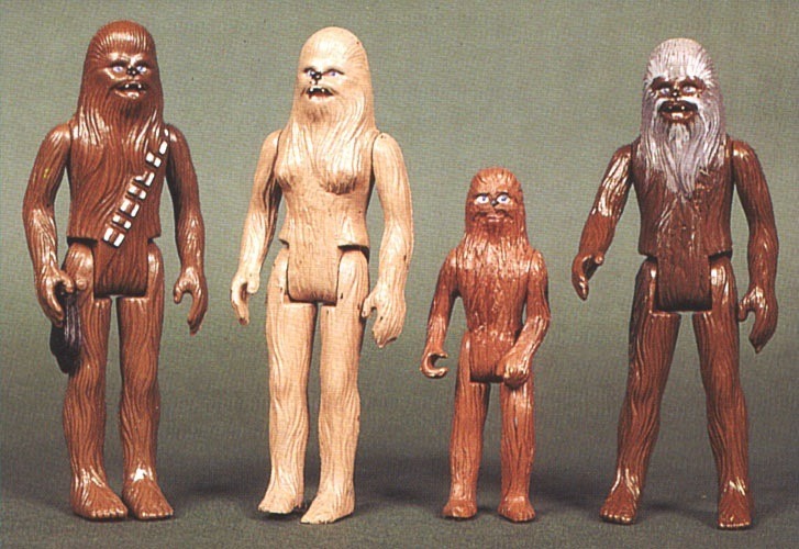 schmendick:  bogleech:  boomerstarkiller67:  Kenner prototype Chewbacca family action