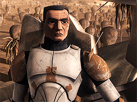 clone-troopers:  The face under the helmet: Jango Fett was the genetic template of the clone troopers from the GAR and Boba Fett, an unaltered clone of himself, whom he raised as his son. After Jango’s death, Boba would follow his father’s steps,