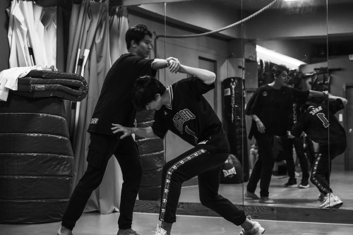 210304 DONGHYUN training for his leading role of the movie 인싸 (INSSA) ~ part 1Cr: sidusHQ @-}– *-*