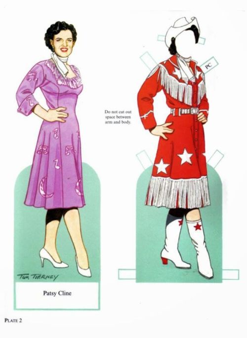 rootsrockweirdo:“Famous Country Singers Paper Dolls” by Tom Tierney. A Tennessee Ernie Ford paper do