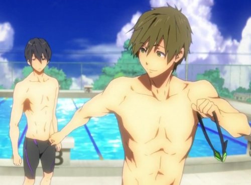 yaoix1000:Makoto x Haru of Iwatobi Swim Club 