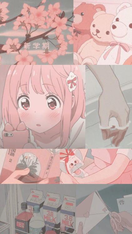  Aesthetic anime gifs  Soft Pink   YouTube