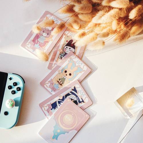 retrogamingblog2: Pastel Animal Crossing Amiibo Cards made by Terryka Mann