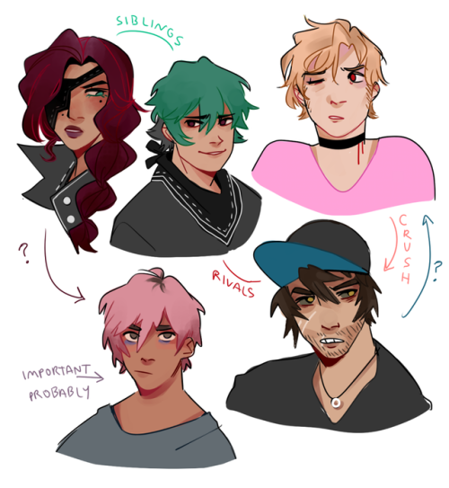 from left to right, top to bottom: dylan, keane, gryffin, pace, reagannot pictured yet because im la