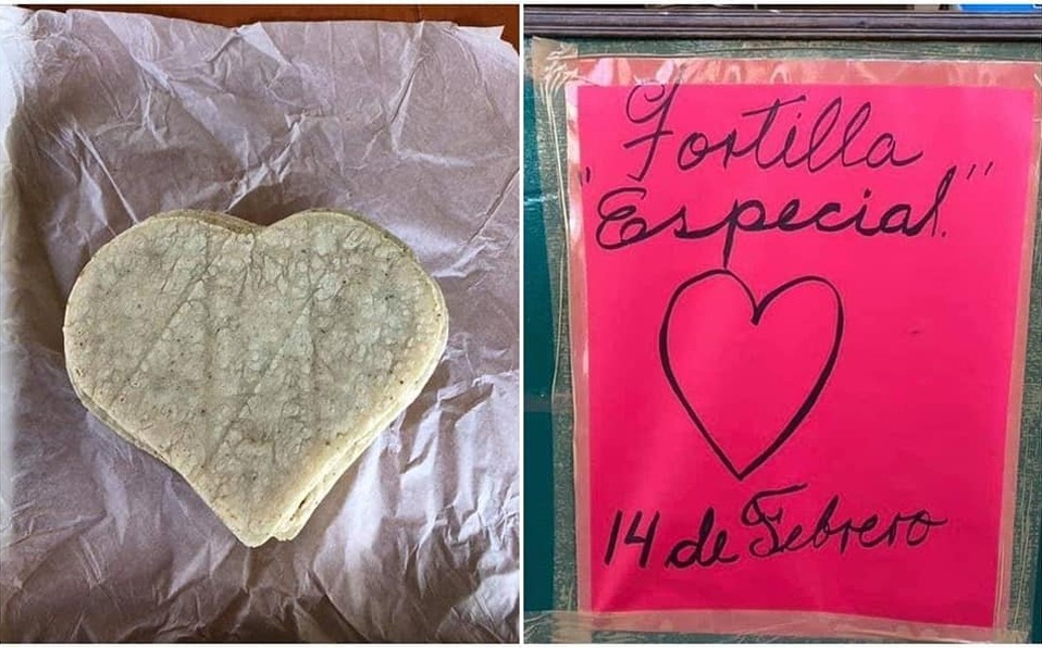 cazadordementes:  Tortilla en forma de ♥ #SoloenMéxico