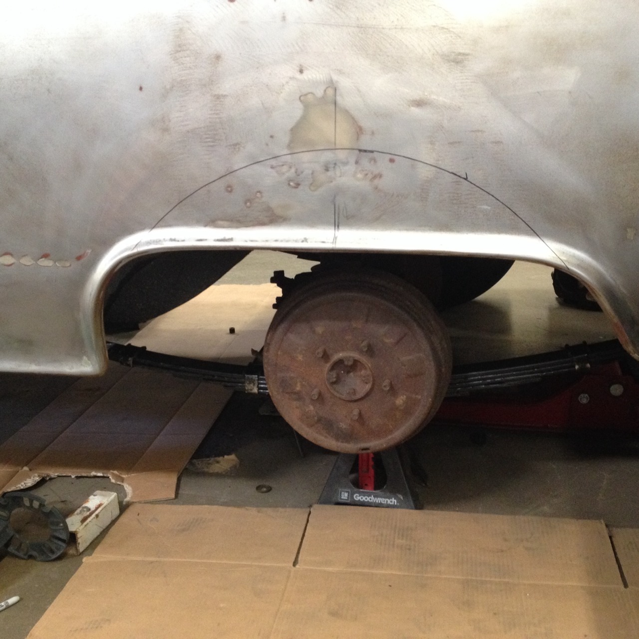 phuckingawesome:  I love 55s with this fender/wheel set up. 