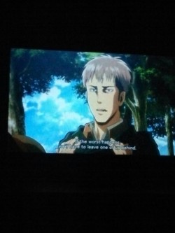 Watching some Attack on Titan with the roommate