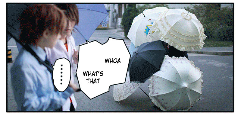 Gekkan Shoujo Nozaki-kun cosplay translated by yaoi-blcd 【GIF】#月刊少女野崎君# 为保证观看效果