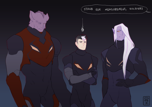 drisrt:Another child au this time featuring Zarkon’s army or as I like to call this piece: The years that got good for Sendak and bad for Shiro