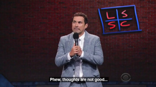 sandandglass:Mark Normand on The Late Show, August 5, 2016
