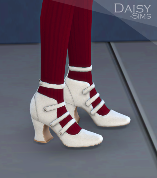 Daisy-Sims Becky Chocolat Opera lolita shoes V1+V2Creator: BeckySims4模拟人生4shoes鞋子【DOWNLOAD】下载： patre