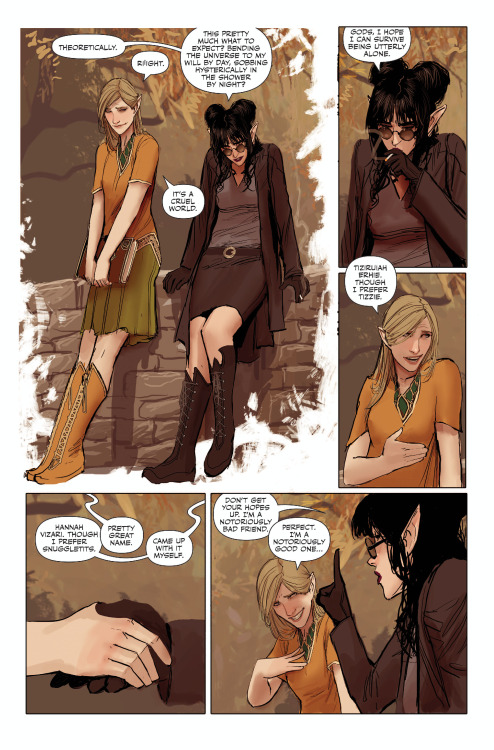 kurtiswiebe:Rat Queens #10 Preview. The secret history of Hannah and Tizzie.