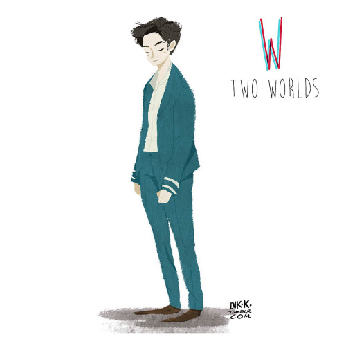 ink-dot-kay:  MOST FAVORITE KANG CHUL’S OUTFITS!CUZ ‘W TWO WORLDS’ IS SO FREAKING GOOD!!