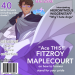 moschicane:axiliern:this man looks very pretty in purple!!!! [image description: a boycloak magazine cover. fitzroy, a brown-skinned half elf with square half glasses poses in a flowing cloak with the asexual flag on it, his familiar snippers wearing