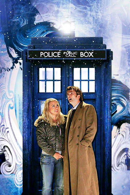 thirdstrikes: The Doctor and Rose Tyler, in the TARDIS, just as it should be. 