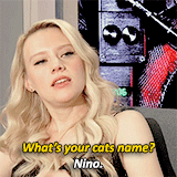 jholtzmann:  Kate McKinnon + cats. 
