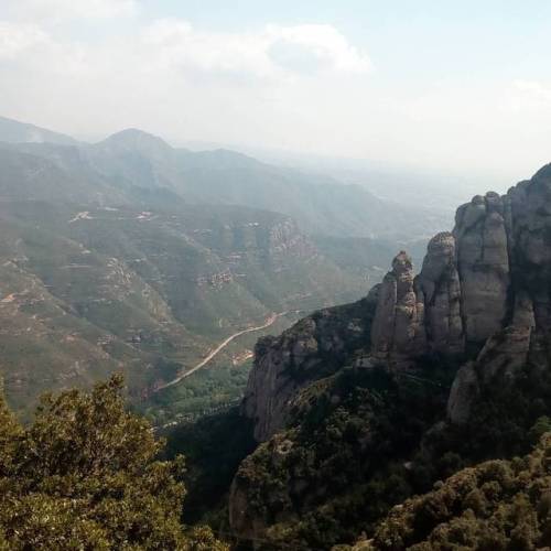 And the next day found me near Barcelona, on Monserrat mountain, a place of immense beauty and breat