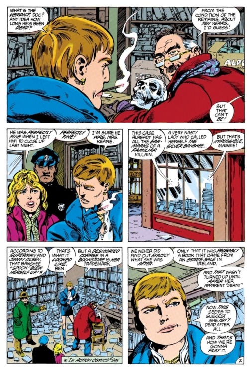Superman #17, page 2 by John Byrne &amp; Karl Kesel &amp; Petra Scotese. 1988.