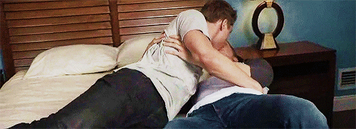 tumblinwithhotties:  I love that moment when you are flirting with a guy and then you realize it’s gonna happen and you start…that moment when you move in is intoxicating. Dru and Jarrett for corbinfisher (gifs by pummelmehummels)  Hot