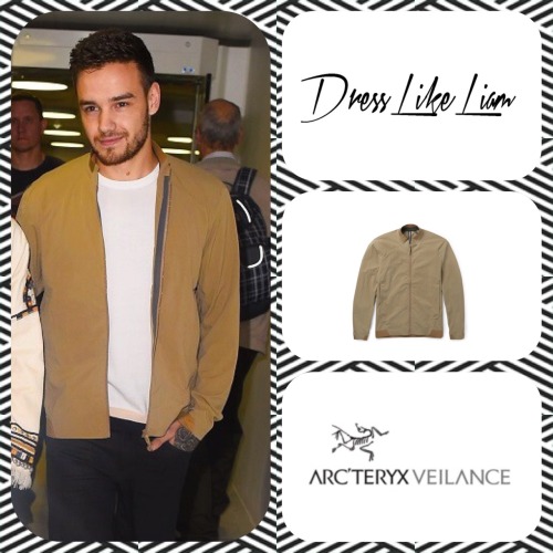 Liam at CDG Airport, 8 May 2016. Jacket | Arc'teryx Veilance Nemis stretch-shell bomber£320 | Mr. 