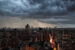 citylandscapes:  Storm over New York