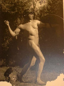 vintagemaleerotica:  Russian artist, photographer and physical culturist Ivan Myasoedov - unknown photographer.1910s 