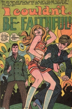 Musicbabes: I Couldn’t Be Faithful ! Girls’ Romances (Dc) #144  Oct. 1969. 