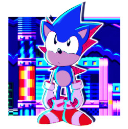 cynoiz:  Day 94 - October 29th 2015 Sonic CD had such a good aesthetic. Commissions - Patreon - Weasyl 