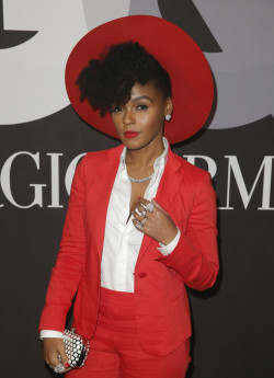 monaedroid:  Janelle Monáe, Jidenna, Christina Milian, Liz Milian, Ricky Martin, Josh  Groban, Questloveattend GQ and Giorgio Armani Grammys After Party at Hollywood Athletic Club on February 8, 2015 in Hollywood, California.