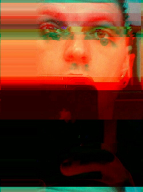 Experiments in glitch art.