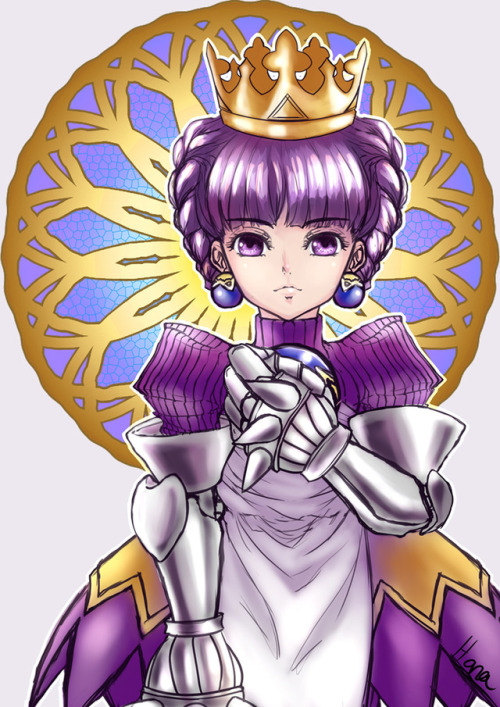 The last of my Princess Crown fan art is Queen Gradriel herself. Would have made it a full body, but