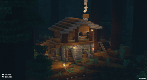 Minecraft survival starter house, biome: Taiga. Full tutorial on my YouTube channel. So&hellip; what