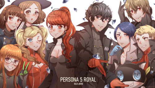  Congrats for Persona 5 Royal release in Japan! I’m very happy ;;;  ✨✨✨✨