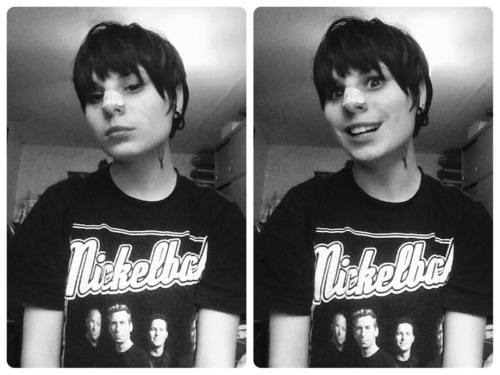  #lol #me #nickelback # # #tomboy #black #white