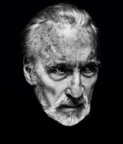 entertainingtheidea-deactivated: We are saddened to report that   Sir Christopher Lee, legendary movie villain and horror icon, has passed away at the age of 93.   