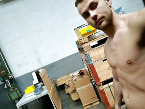 jerkitatwork:  luke-winters: exposingyoungbody:  Really Not Safe For Work  Hot though   Warehouse cock, yes please!