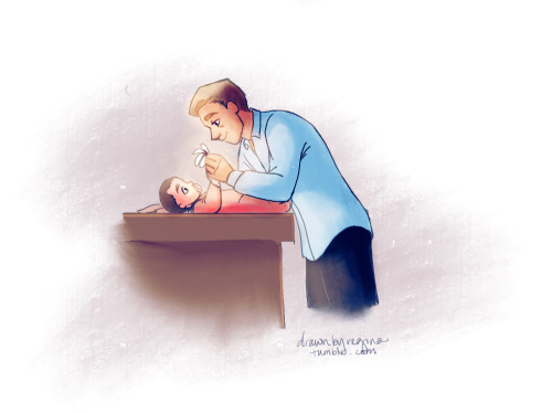 drawnbyregina:Just imagining where that flower came from in the new S4 BTS footage…