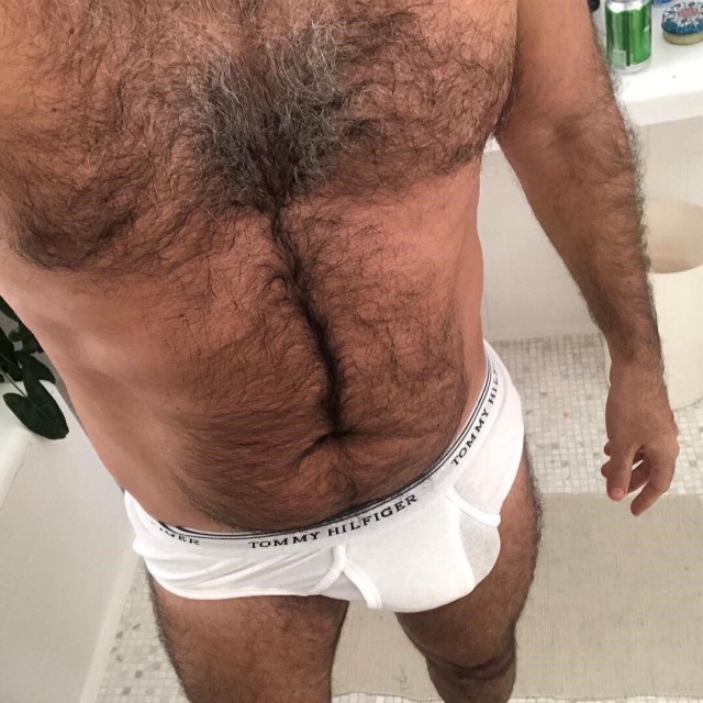 Composed1:69Nyc69:Friend Hairy Dad In Tommy Hilfiger Briefs Mmm