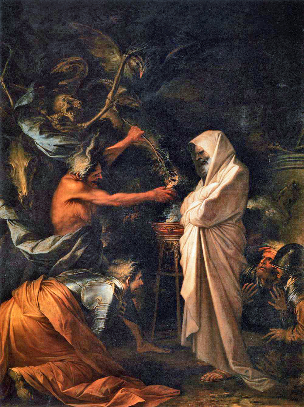 centuriespast:  ROSA, SalvatorThe Shade of Samuel Appears to Saul1668Oil on canvas,
